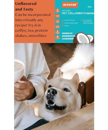 SUNYEAH MCT Collagen Coffee Creamer Powder Keto Collagen Creamer 30 Servings Sugar-Free 300 g Pure Coconut C8 C10 MCT Oil Powder mixed with Marine Collagen Peptides Unflavored 300 g (Pack of 1) - Buy Online on GoSupps.com