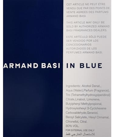 Armand Basi Armand Basi In Blue Men Eau De Toilette Spray 1.7 Ounce - Buy Online on GoSupps.com