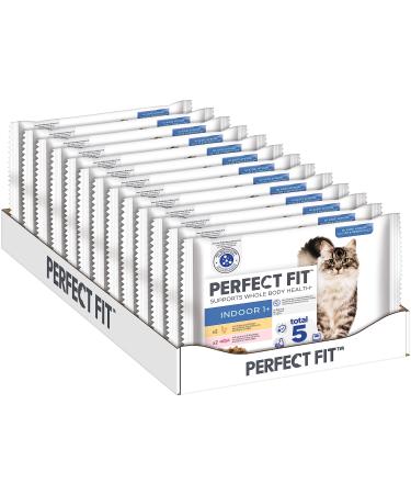 Indoor 1+ - wet food for adult domestic cats from 1 year - selection in sauce - supports the vitality - 52 x 85 g chicken 85 g (52 pack)