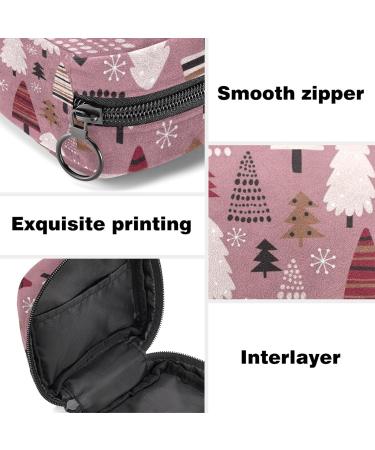 Guantierendiy Sanitary Napkin Storage Bag - Portable Period Pouch for Women & Teens | Menstrual Cup & Nursing Pad Holder - Christmas Tree Design (Multicolor) - Buy Online on GoSupps.com