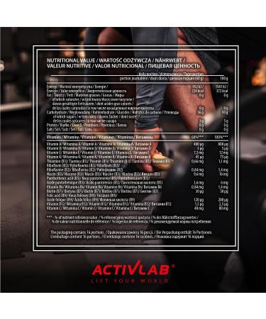 Activlab Glucide Carbomax Energy Power Dynamic 1000 Orange - Buy Online on GoSupps.com
