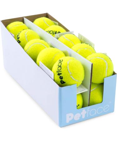 Petface Tennis Balls for Dogs - 20 Pack Fetching Toy 6.5 cm - Durable & Fun for Playtime - Buy Online on GoSupps.com