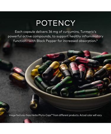 Gaia Herbs Turmeric Supreme Extra Strength - 120 Vegan Liquid Phyto-Caps for Powerful Antioxidant Support - Buy Online on GoSupps.com