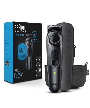 Braun All-in-One Style Kit Series 5 5470  8-in-1 Trimmer for Men with Beard Trimmer  Body Trimmer for Manscaping  Hair Clippers & More  Ultra-Sharp Blade  40 Length Settings  Waterproof Trimmer w/ 6 Accy - Buy Online on GoSupps.com