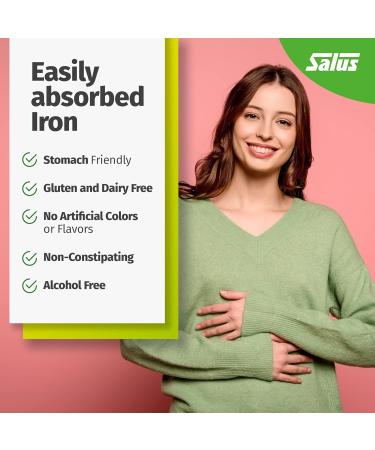 Salus Floravit Liquid Iron & Vitamins | Herbal Iron Supplement for Women, Men, & Children | Gluten-Free, Yeast-Free, Non-Dairy, Non-GMO - 500ml - Buy Online on GoSupps.com