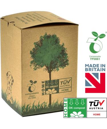 The Deggie 100% Home Compostable Dog Poop Bags - Made in UK 240 Bags (16 Rolls) Biodegradable Corn Starch Dogs Poo Bag EN 13432 Certificated Doggy Waste Bag 240 count (Pack of 1) - Buy Online on GoSupps.com