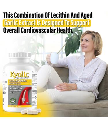 Kyolic - Cholesterol Control with Lecithin 360 Capsules - Kyolic Cholesterol Formula 104 - Cholesterol Lowering Supplement - Kyolic Aged Garlic Extract Capsules - Heart Health & Immune System Support 360 count (Pack of 1) - Buy Online on GoSupps.com