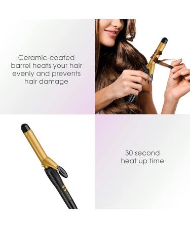 Conair Ceramic Dual Voltage Travel Curling Iron with Storage - Travel Smart - Buy Online on GoSupps.com