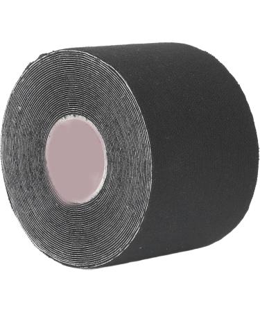 Kinesiology Tape Cotton Waterproof 5cm 5m Sports Athletic Tape Skin Friendly for Sports (Black) - Buy Online on GoSupps.com