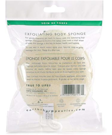 Earth Therapeutics Exfoliating Body Sponge - Buy Online on GoSupps.com