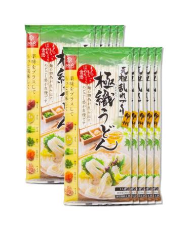 Habakuku Authentic Japanese Udon Noodle, Kiwameori Udon 7oz (10 pack)