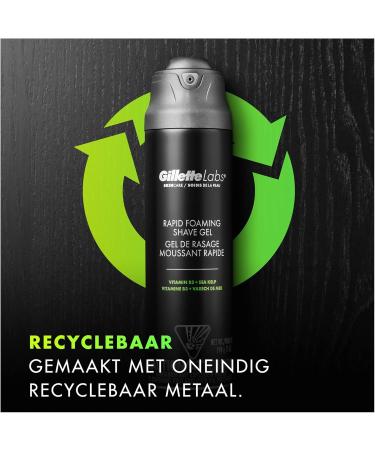 Procter Gamble Gillettelabs Fast Foaming Shave Gel Cools to Soothe & Helps Protect Against Razor Irritation Easy Rinse 198ml from Gillette - Buy Online on GoSupps.com