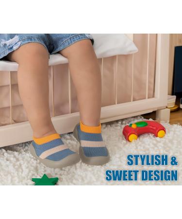 Dookeh Baby Shoes Soft Sole Sneakers | Toddler First Walking Shoes for Boys and Girls | Blue | 2-3 Years - Buy Online on GoSupps.com