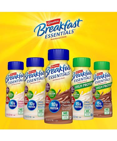 Carnation Breakfast Essentials Cinnabon Nutritional Drink 8 fl oz - Pack of 6 - Buy Online on GoSupps.com