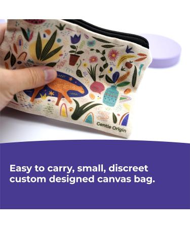 Gentle Origin - First Period Kit For Girls 10-12 With Organic Cotton Pads Organic Reusable Cotton Pad - Teen Period Starter Kit With Pouch - Starter Menstrual Hygiene Kit 6 Piece Set - Buy Online on GoSupps.com