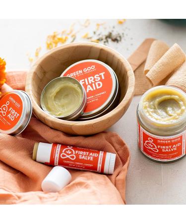 Green Goo Natural First Aid for Cracked Hands & Feet - 1.82 oz Tin - Buy Online on GoSupps.com