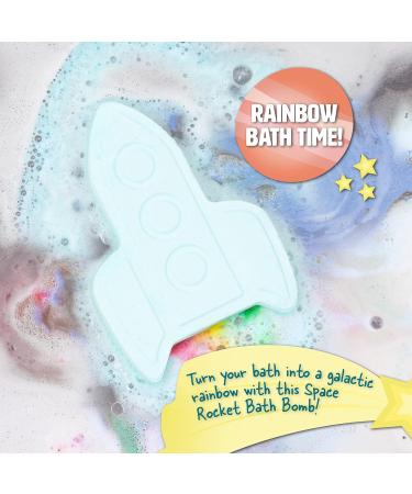 Paladone Emporium Rocket Ship Bath Bomb - Chamomile Essential Oil | Colorful Rainbow Fizz for Relaxing Baths - Buy Online on GoSupps.com