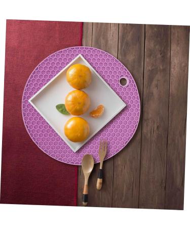 Alipis 6pcs Anti-Scald Heat Bowl Coasters Non- High Placemats Temperature Mats Mat Table Pot Silicone Cup - Buy Online on GoSupps.com