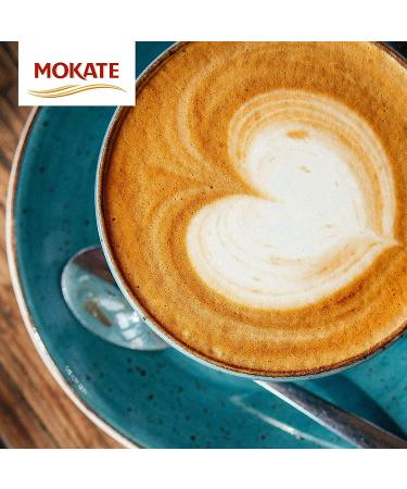 MOKATE XXL caramel 3-in-1 sticks soluble bean coffee with creamer sugar and coconut oil instant coffee from roasted coffee beans caffeine-containing 408 g (24 x 17 g) - Buy Online on GoSupps.com