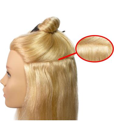 Premium Invisible Tape Hair Extensions - Real Hair 60cm 20 Tapes #22 Golden Blonde - hair2heart - Buy Online on GoSupps.com