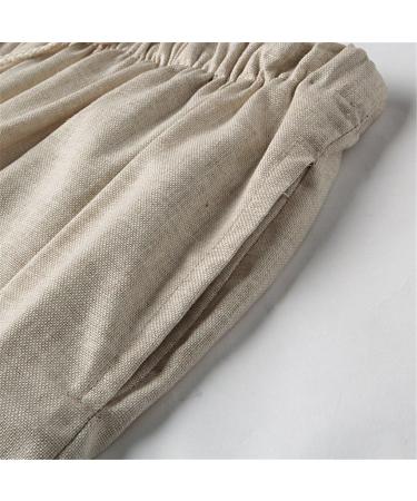 Shanghai Story Men's Linen Kung Fu Pants Tai Chi Trousers - X-Large Beige - Buy Online on GoSupps.com
