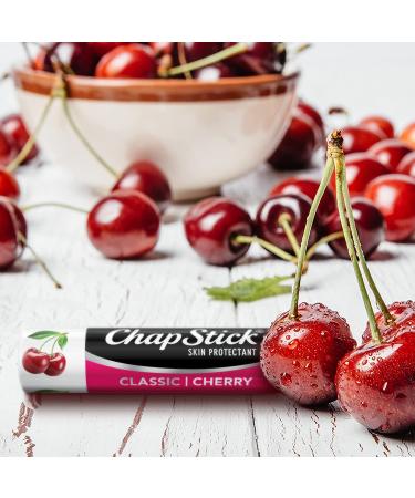 Classic Cherry Chapstick Lip Care â€“ 3 Sticks (0.15 oz Each) | Skin Protectant - Buy Online on GoSupps.com
