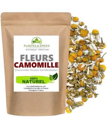 100% Natural Wild Chamomile Flowers, Infusion, Herbal Tea, Hair Lotion, Cream - Soothing & Relaxing - 20-25 Infusions (100g)