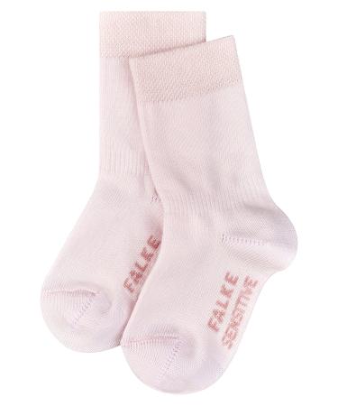 FALKE Unisex Baby Cotton Soft-Top Socks With Gentle Grip On Leg With Elasticated ZOne In Ankle Area For A Better Fit Blue Pink More Colours 1 Pair Sensitive Newborn 0-1 month Pink (Powder Rose)