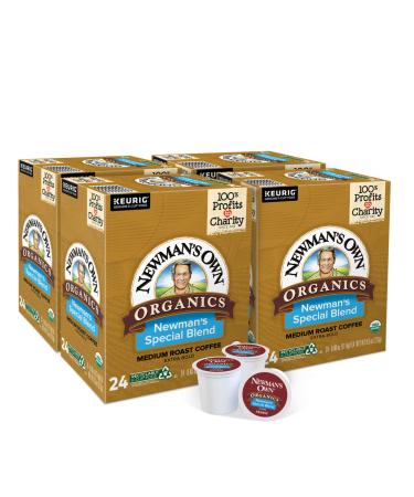 Newman's Own Organics Special Blend, Single-Serve Keurig K-Cup Pods, Medium Roast Coffee, 96 Count Special Blend 96 Count (Pack of 1)