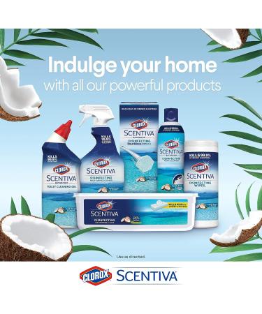 Clorox Scentiva Cleaning Wipes | Pacific Breeze & Coconut Scent | 75 Count - Buy Online on GoSupps.com