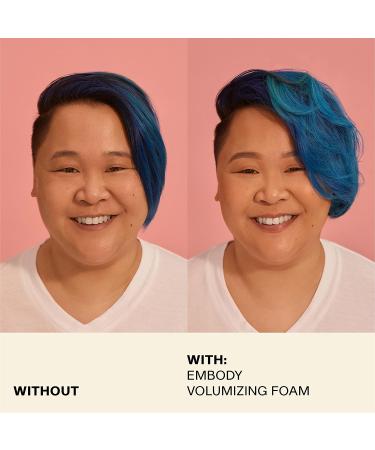 JVN Embody Volumizing Foam 6.7 Fl Oz - Clean, Volume-Boosting Foam for All Hair Types | Adds Fullness, Lasting Hold, Color Safe & Sulfate Free - Buy Online on GoSupps.com