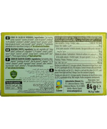  NaturGreen NaturGreen Organic Green Stock Tray 10 x 8.5 g - Buy Online on GoSupps.com