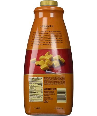 Torani Caramel Sauce 64oz - Delicious Gourmet Topping for Desserts - Buy Online on GoSupps.com
