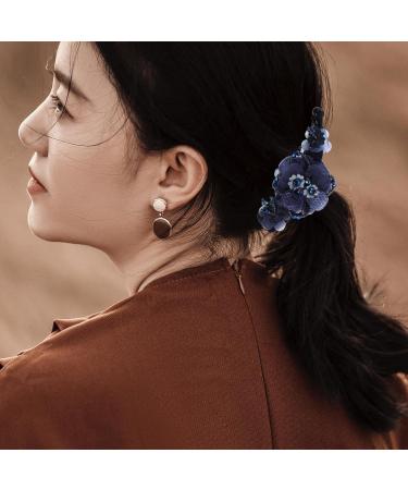 LALAFINA 1Pc Banana Hair Clip Fish Shape Claw Clips French Banana Hair Clip Flower Hair Claw Clip Ponytail Holder for Women Girls Blue - Buy Online on GoSupps.com