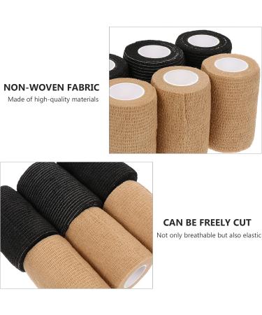 18 Pcs Elastic Emergency Athletic Tape - Self Adhesive Cohesive Wrap for Ankle Protection | Durable Polyester - Buy Online on GoSupps.com
