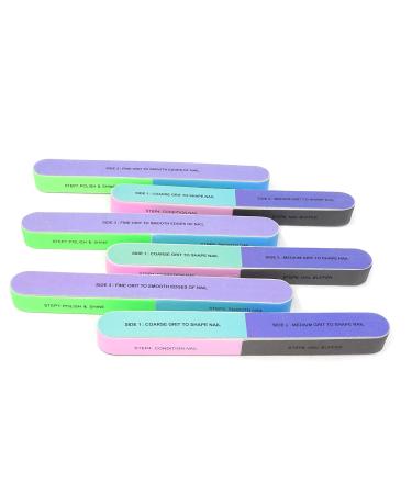 Honbay 6PCS Nail Art Tool Set - Nail File, Buffer & Manicure Cosmetic Kit - Buy Online on GoSupps.com