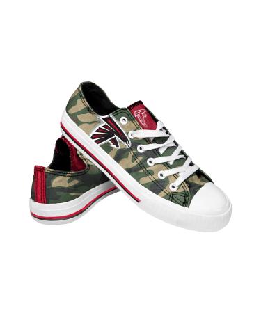 Atlanta Falcons NFL Womens Camo Low Top Canvas Shoes - 9