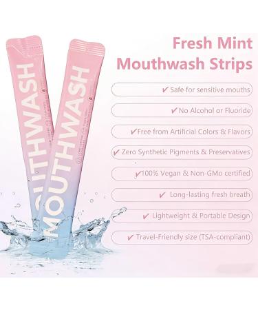 Alcohol Free Mouthwash Travel Size 30 Packets, TSA Approved Mini Pocket Size Single Use On The Go, Peach Oolong Flavor 15ml/0.5Fl Oz for Adults. - Buy Online on GoSupps.com