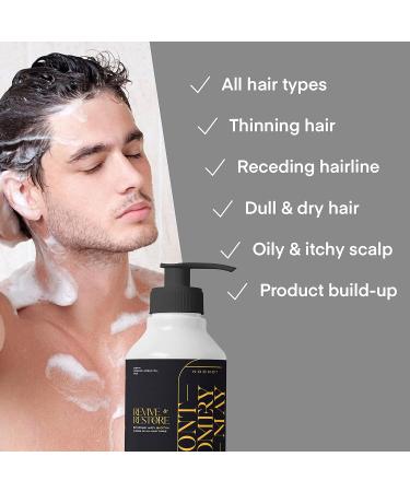 Montgomery May London Biotin Hair Growth Set Biotin Shampoo and Conditioner with Argan Oil Oud All Hair Types Enhanced Hair Growth and Density 300ml Bottle - Buy Online on GoSupps.com