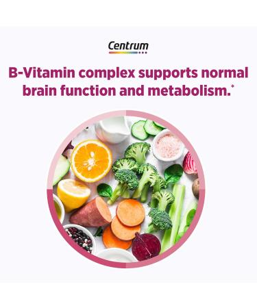 Centrum Complete Multivitamin Supplement + Hot Flash Support Menopause Support Tablets, with Clinically Studied geniVida, 30 Count - Buy Online on GoSupps.com