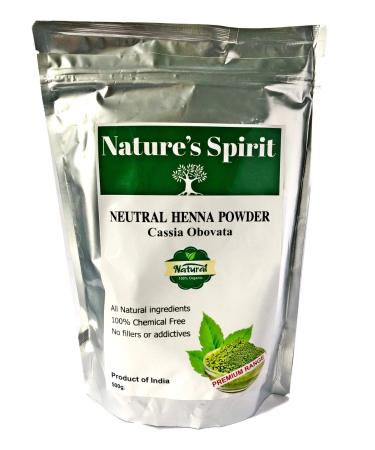 Neutral Henna Cassia Obovata (NO COLOUR) Powder Fully Certified XXL 500g (1.1lb) Hair Condition Shine Condition Chemical free Export Grade