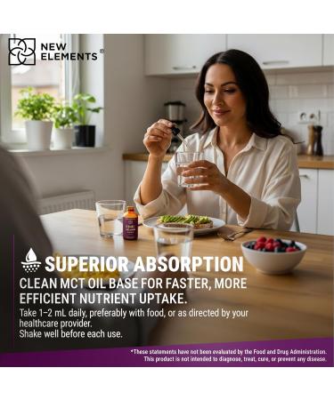  2 Liquid Vitamin D3 K2 Drops with Calcium for Adults | Vitamin D3 10 000 IU | D3 K2 with Calcium for Bone Health & Immunity Support | Joint Health Supplement | Non-GMO | Vegan - Buy Online on GoSupps.com