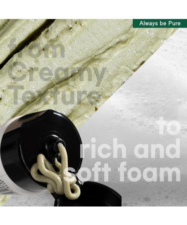 ALWAYS BE PURE Real Green Tea Pore Deep Cleanser 100ml (3.38oz) - Soothing Clay Pack to Foam Face Wash -Blackhead Remover Deep Pore Purifying Cleanser for Dry Skin Gentle Korean Skincare - Buy Online on GoSupps.com