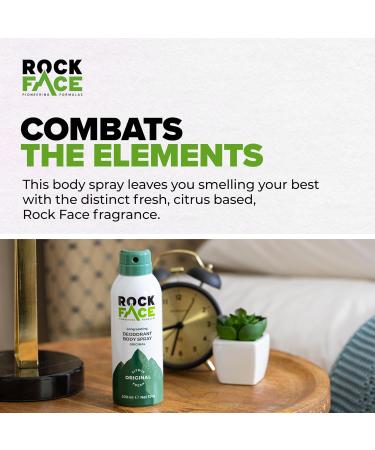 Rock Face Body Spray for Men Deodorant Spray with Masculine Long Lasting 200ml 200 ml (Pack of 1) - Buy Online on GoSupps.com