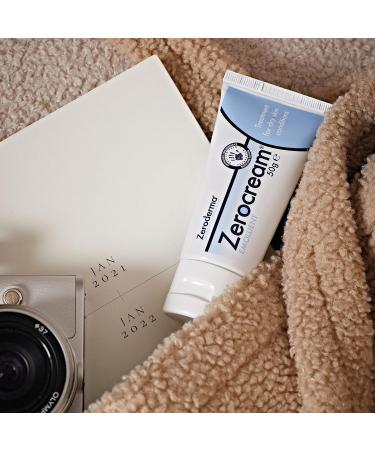 Zerobase Zeroderma Zerocream Emollient 50g For Dry Skin Eczema and Dermatitis Dry Skin Moisturiser Helps Restore The Skin Barrier - Buy Online on GoSupps.com