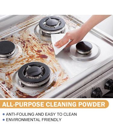 Powerful Kitchen all Purpose Powder Cleaner Pousbo Kitchen Cleaning Powder for Grease Kitchenware Stubborn Stains Cleaner Foam Rust Remover Kitchen Cleaner (BB) - Buy Online on GoSupps.com