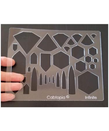 Cabtopia - Lapidary Jewelry Design Template StencilInfinite