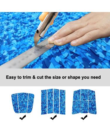Hjdeck Boat Flooring EVA Foam Non-Slip Traction Pad A-Jungle Camo 47.2x21.6 | Marine Carpet for Boats Yacht Kayak Surfboard Swimming Platform | Ideal for RV Flooring, Golf Cart, Pool Steps - Buy Online on GoSupps.com