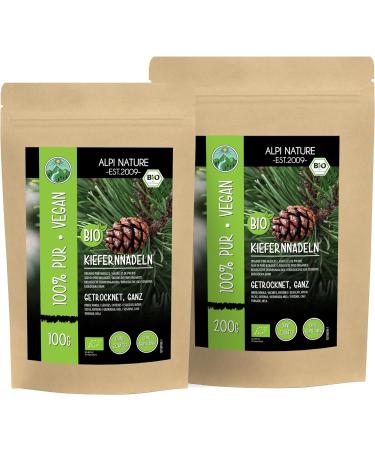 Organic Whole Pine Needles for Tea - 100% Natural & Wild-Collected (100g) - Buy Online on GoSupps.com