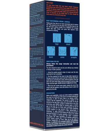 NO HAIR CREW Body Hair Removal Cream for Men - 3 x 200 ml Set | Gentle & Effective Hair Removal for Smooth Skin - Buy Online on GoSupps.com